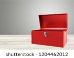 Open - closed red toolbox