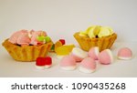 delicious cakes and marmalade... | Shutterstock . vector #1090435268