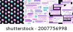 old computer aestethic. set of... | Shutterstock .eps vector #2007756998