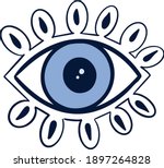 evil eye vector   symbol of... | Shutterstock .eps vector #1897264828