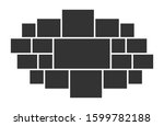 template collage idea for wall... | Shutterstock .eps vector #1599782188