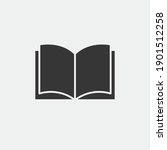 open book vector icon education | Shutterstock .eps vector #1901512258