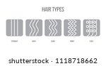 vector illustration of a hair... | Shutterstock .eps vector #1118718662