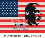 martin luther king day card... | Shutterstock .eps vector #1857694105