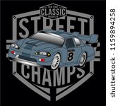 city street champ vector car... | Shutterstock .eps vector #1159894258