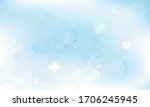 geometric symbol background in... | Shutterstock . vector #1706245945