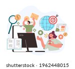 device laptop computer and... | Shutterstock .eps vector #1962448015