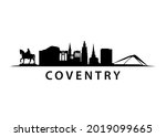 Coventry City in England, British Landscape, Skyline Form West Midlands