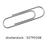 Paper clip with clipping path.