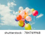 Colorful Balloons Done With A...
