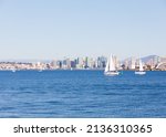 Sailing Sailboat In San Diego...