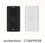black and grey wireless... | Shutterstock .eps vector #1718699038