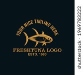 yellow fin fish logo ...