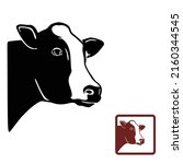 Holstein Head Cow Logo ...