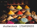 Colorful Spices At A...