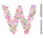 Alphabet Letters Vintage Floral Free Stock Photo - Public Domain Pictures