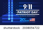9 11 patriot day always... | Shutterstock .eps vector #2038056722