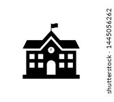school building icon simple... | Shutterstock .eps vector #1445056262