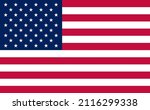 official national flag united... | Shutterstock .eps vector #2116299338