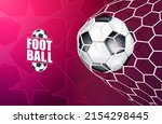 qatar football cup 2022 soccer... | Shutterstock .eps vector #2154298445