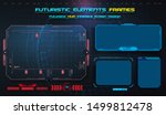 hud  ui ux gui futuristic user... | Shutterstock .eps vector #1499812478