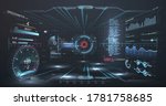 virtual reality. futuristic vr... | Shutterstock .eps vector #1781758685
