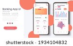 online banking mobile apps ui ... | Shutterstock .eps vector #1934104832