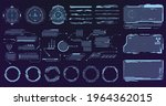 sci fi futuristic hud dashboard ... | Shutterstock .eps vector #1964362015