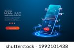 smart wallet concept with... | Shutterstock .eps vector #1992101438