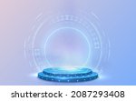 portal and hologram futuristic... | Shutterstock .eps vector #2087293408