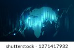 futuristic concept of global... | Shutterstock .eps vector #1271417932