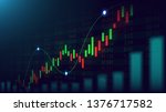 stock market or forex trading... | Shutterstock .eps vector #1376717582