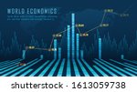 stock market or forex trading... | Shutterstock .eps vector #1613059738