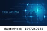 global financial in graphic... | Shutterstock .eps vector #1647260158