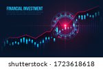 stock market or forex trading... | Shutterstock .eps vector #1723618618