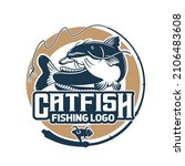 Catfish fishing logo with the most similar catfish shape out of all
