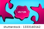 abstract pink splashes design... | Shutterstock .eps vector #1333160162