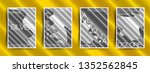 abstract liquid silver gradient ... | Shutterstock .eps vector #1352562845