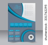 brochure design. flyer template.... | Shutterstock .eps vector #331762295