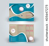 brochure mock up design... | Shutterstock .eps vector #405647275
