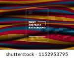 distortion of lines. modern... | Shutterstock .eps vector #1152953795