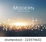 abstract colorful bokeh... | Shutterstock .eps vector #223574632