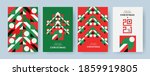 christmas set of greeting cards ... | Shutterstock .eps vector #1859919805