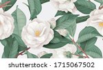 floral seamless pattern  white... | Shutterstock .eps vector #1715067502
