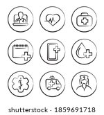 hand drawn collection of... | Shutterstock .eps vector #1859691718