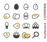 Egg Icon Set