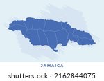 National map of Jamaica, Jamaica map vector, illustration vector of Jamaica Map.