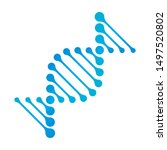 dna icon vector rna gene fun... | Shutterstock .eps vector #1497520802