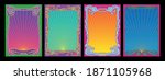 psychedelic color backgrounds ... | Shutterstock .eps vector #1871105968