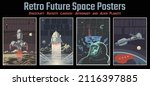 retro future space posters ... | Shutterstock .eps vector #2116397885
